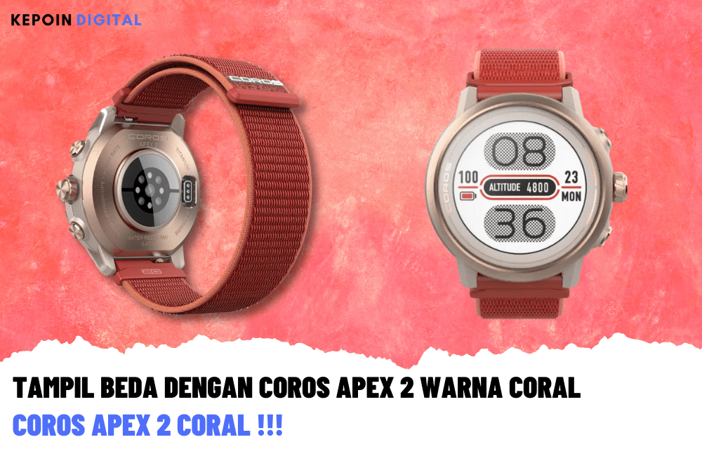 Coros Apex 2 Coral