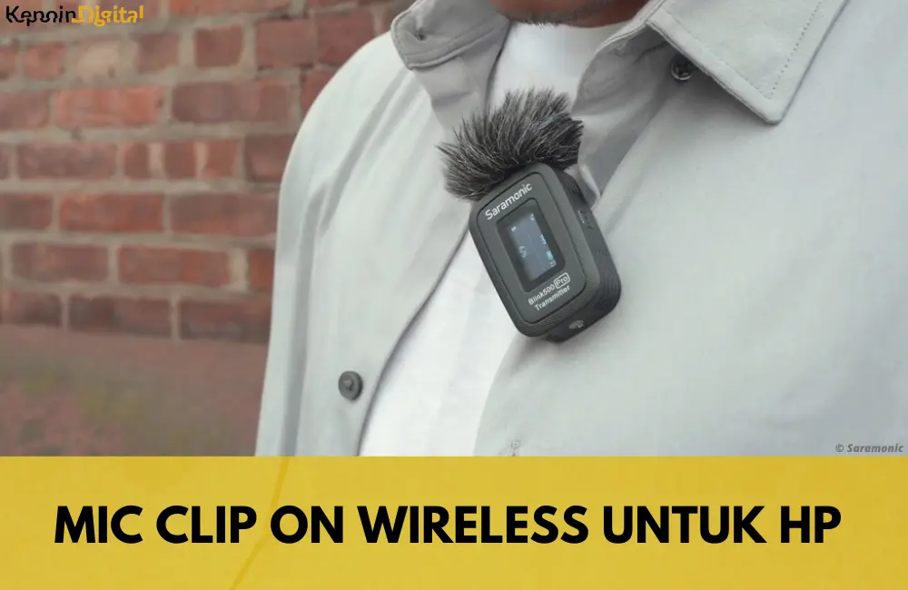 Mic Clip On Wireless Untuk Hp